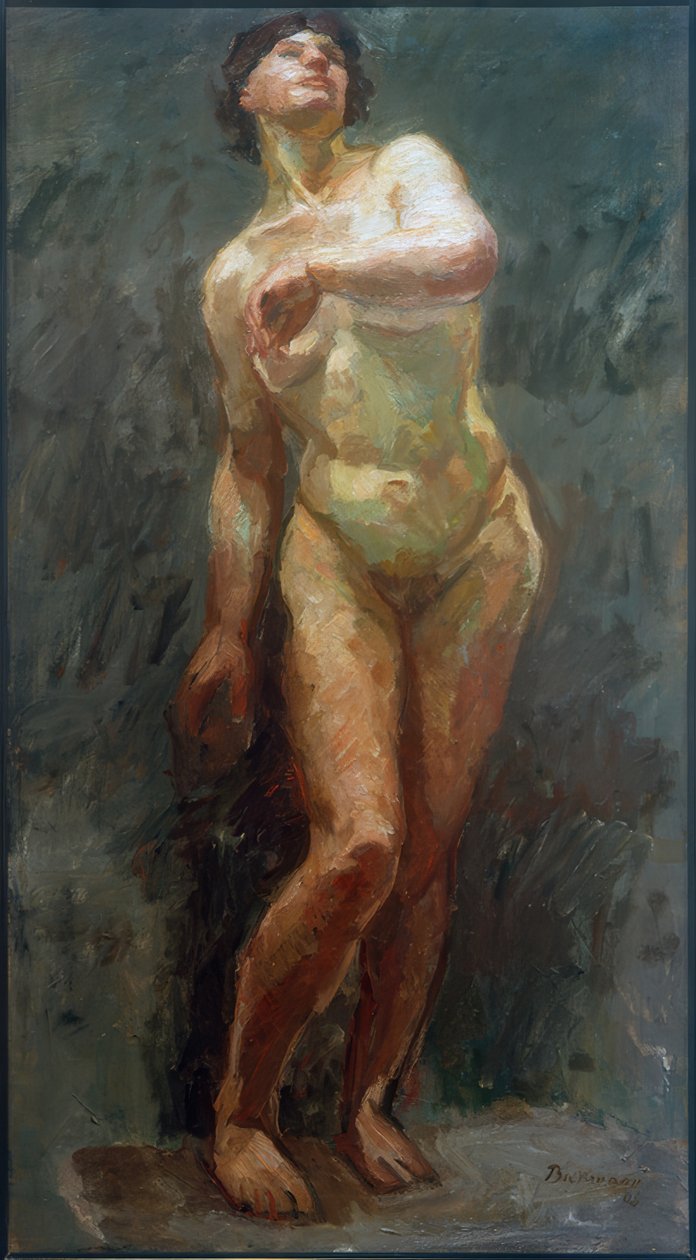 kadın çıplak by Max Beckmann