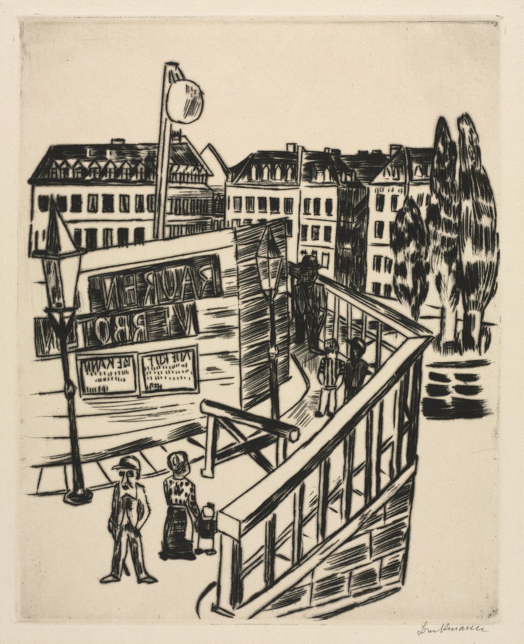 Ahşap köprü by Max Beckmann