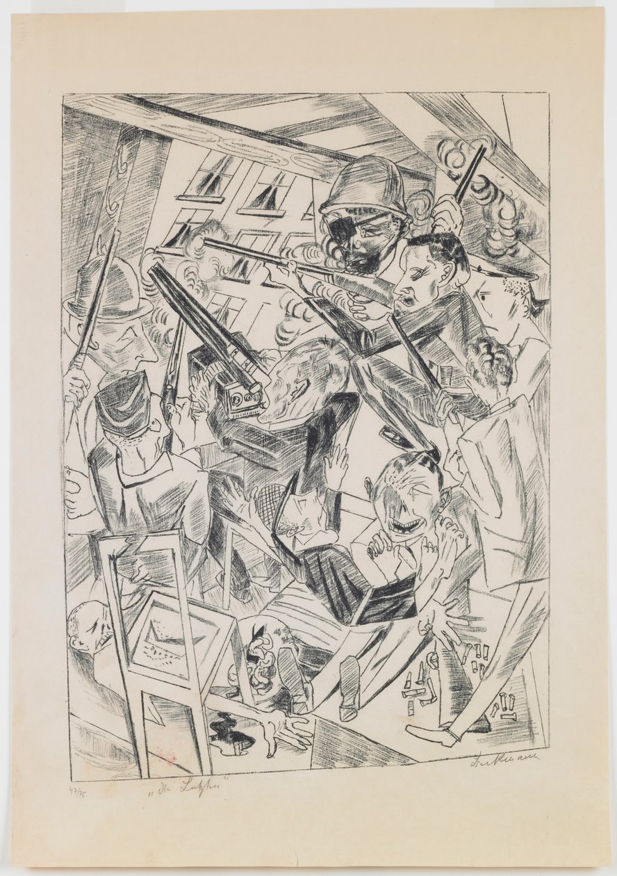 plaka 10: Sonuncular by Max Beckmann