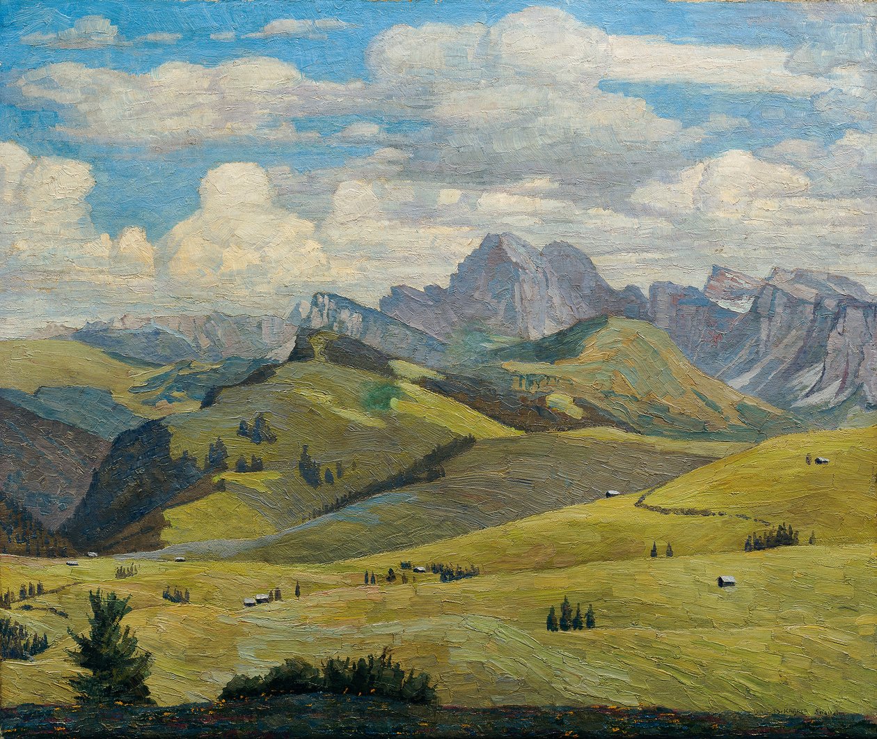 Alpe di Siusi (Güney Tirol) by Max Kahrer