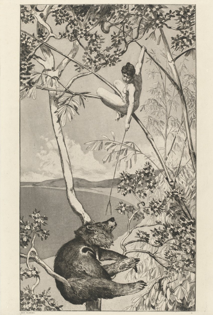 Ayı ve Elf: pl.1 by Max Klinger