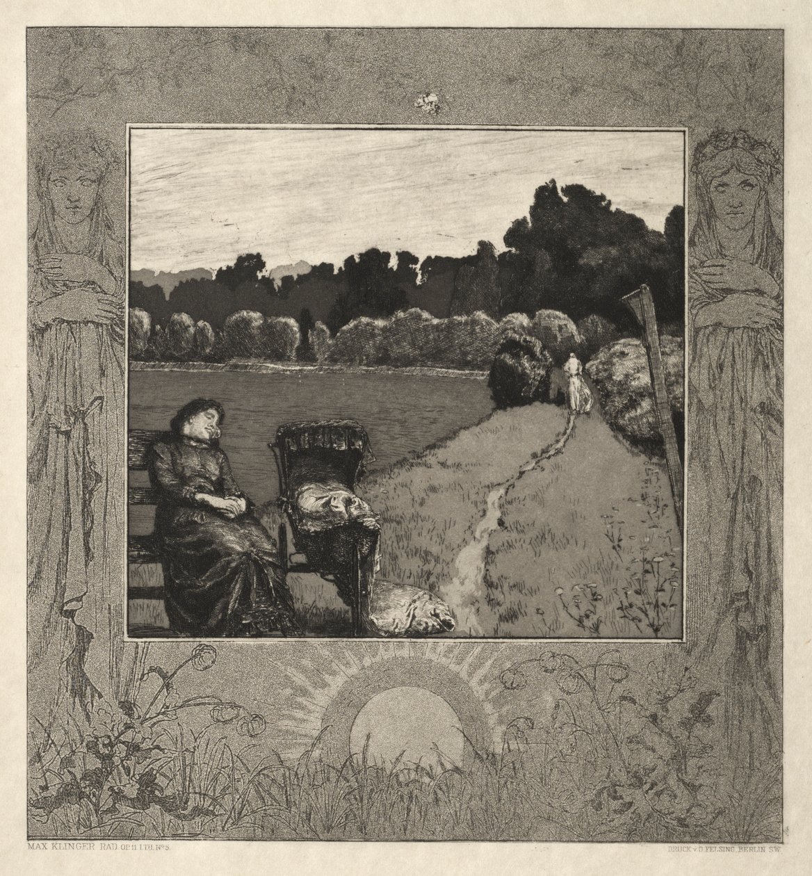 Çocuk, Ölüm Üzerine, Bölüm I, Opus XI by Max Klinger