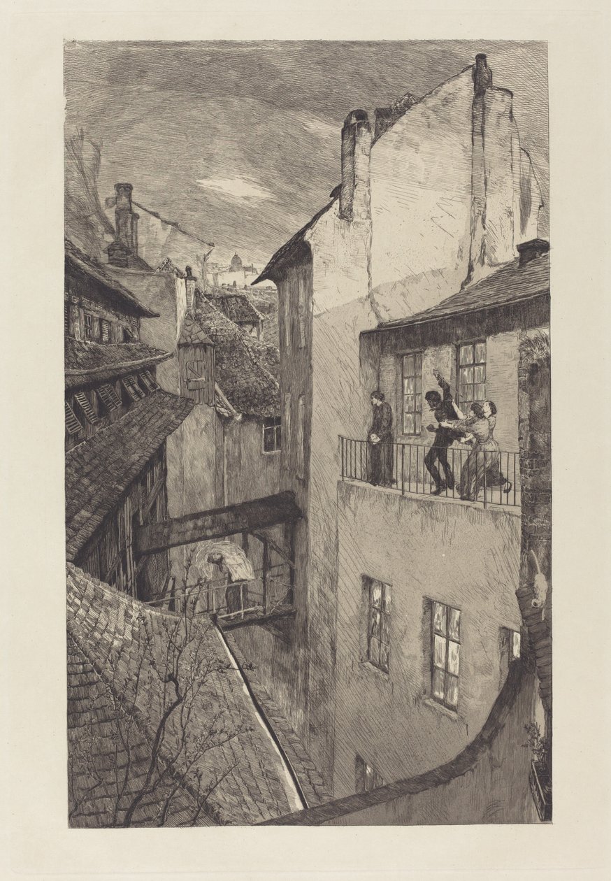 Bir Anne Ben Bir Anne Ben, 1883. by Max Klinger