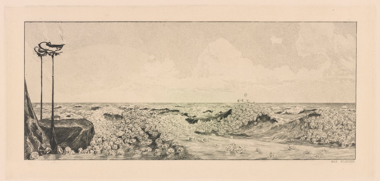 Bir Eldiven dizisinden saygı duruşu by Max Klinger