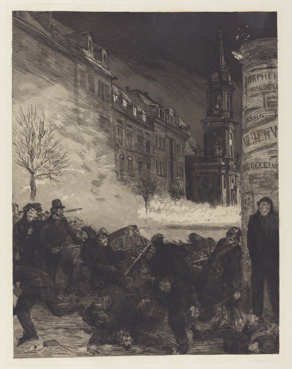 Märztage II Mart Günleri II, 1883. by Max Klinger