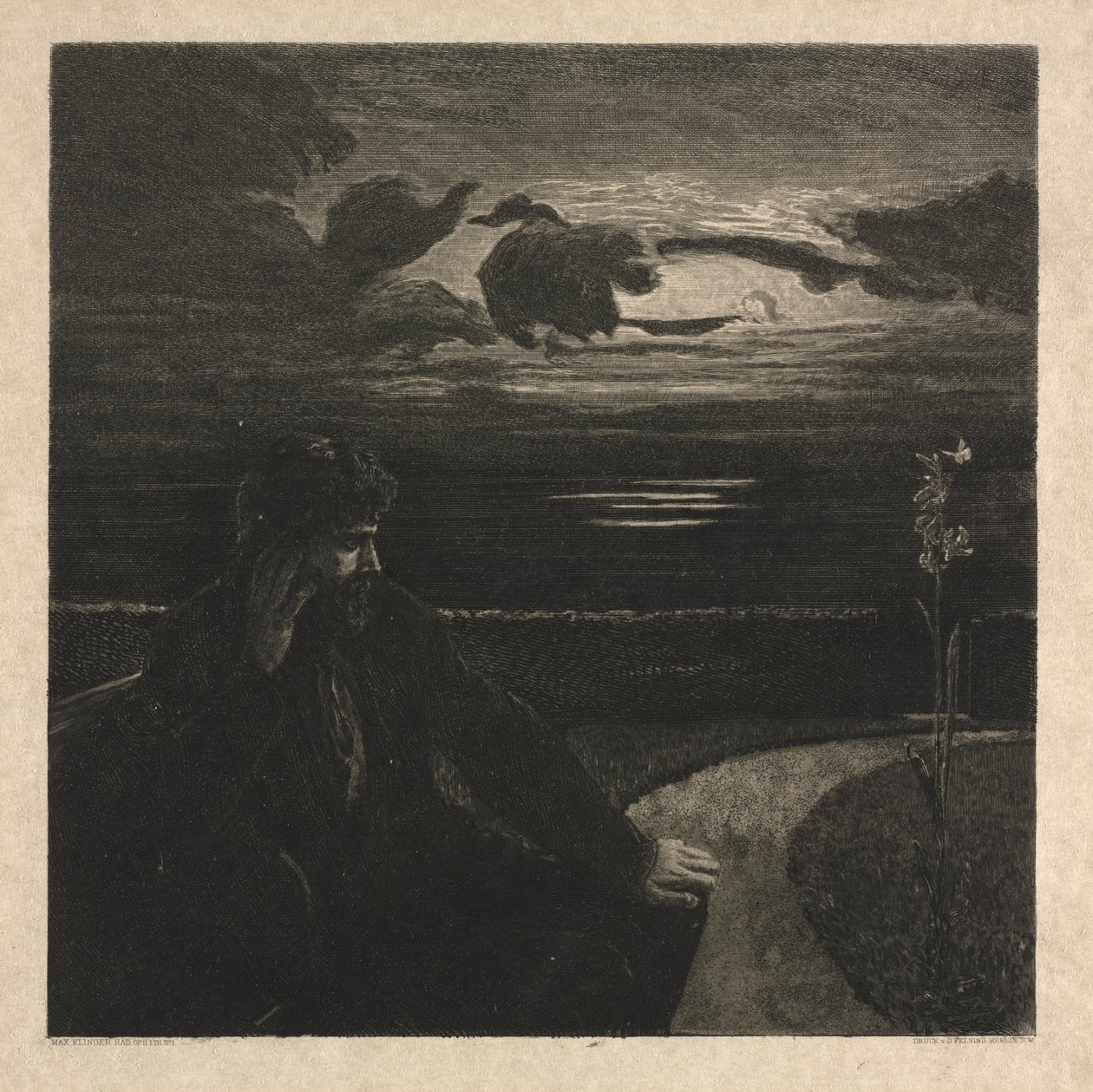 Night, from Death, Part I, Opus XI Night, From Death, Part I, Opus XI, 1889. by Max Klinger