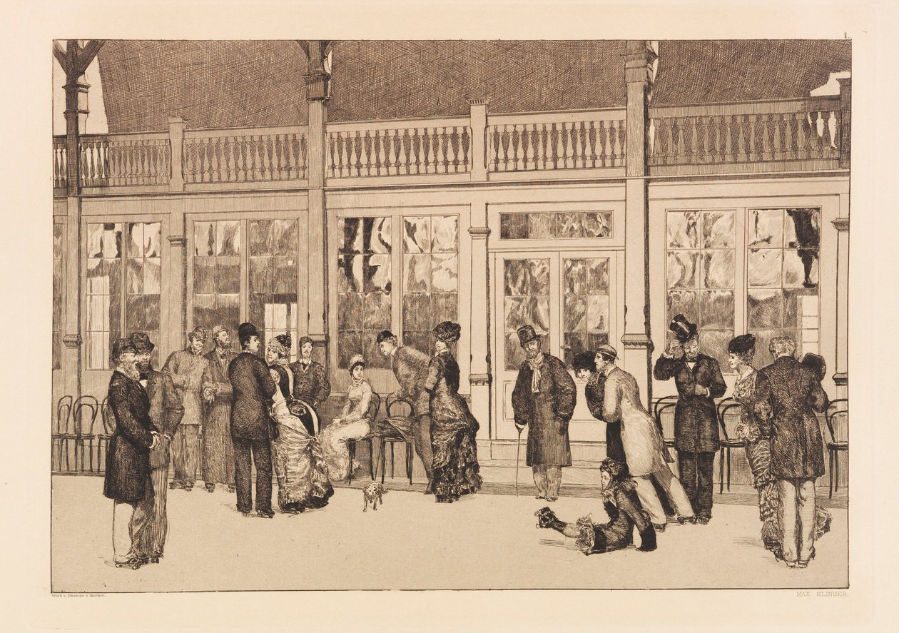 Opus VI, Bir Eldivenin Bulunması Üzerine Açıklamadan, 1881. by Max Klinger