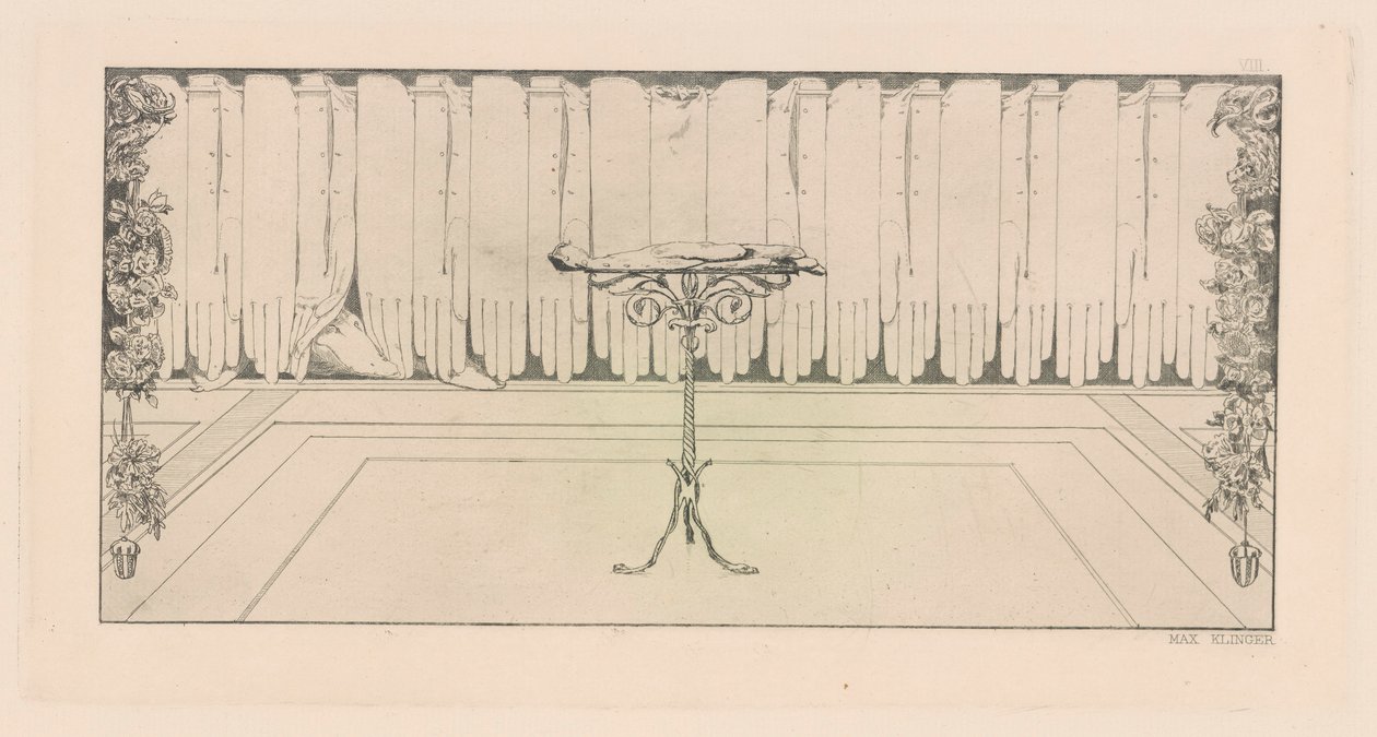 Dinlenme (Dinlenme), A Glove serisinden by Max Klinger