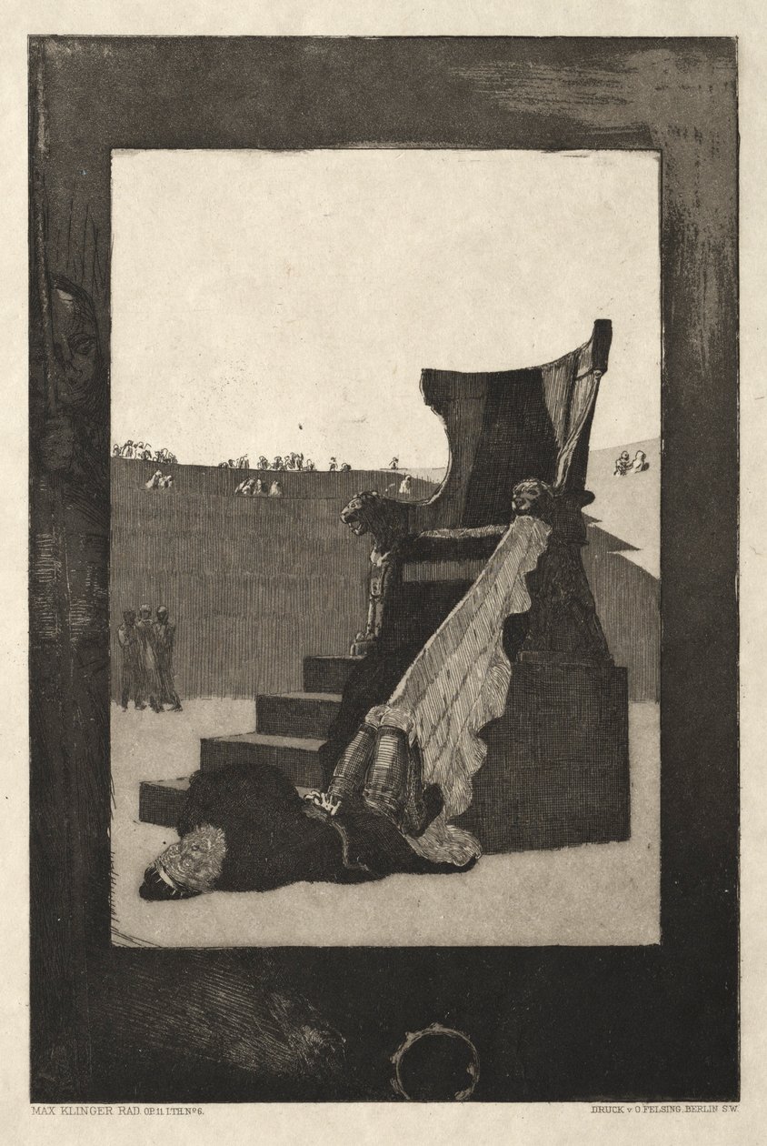 İşte Tode I, Opus I, 1889 No. 6. by Max Klinger