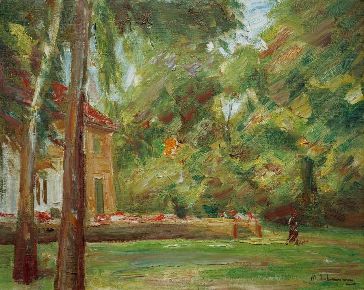 Huş caddesinden kuzeybatıya bakış by Max Liebermann