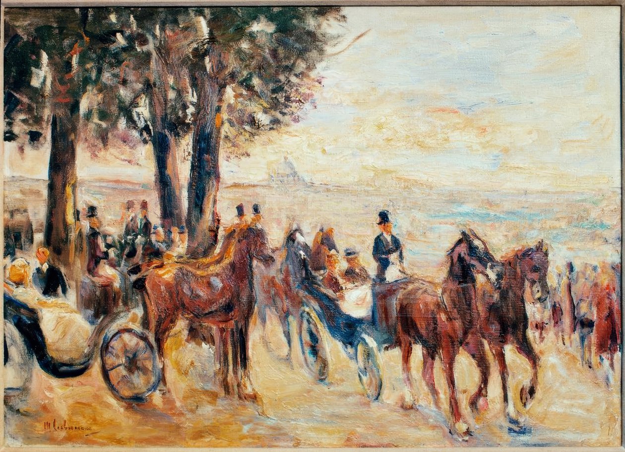 Corso auf dem Monte Pincio by Max Liebermann