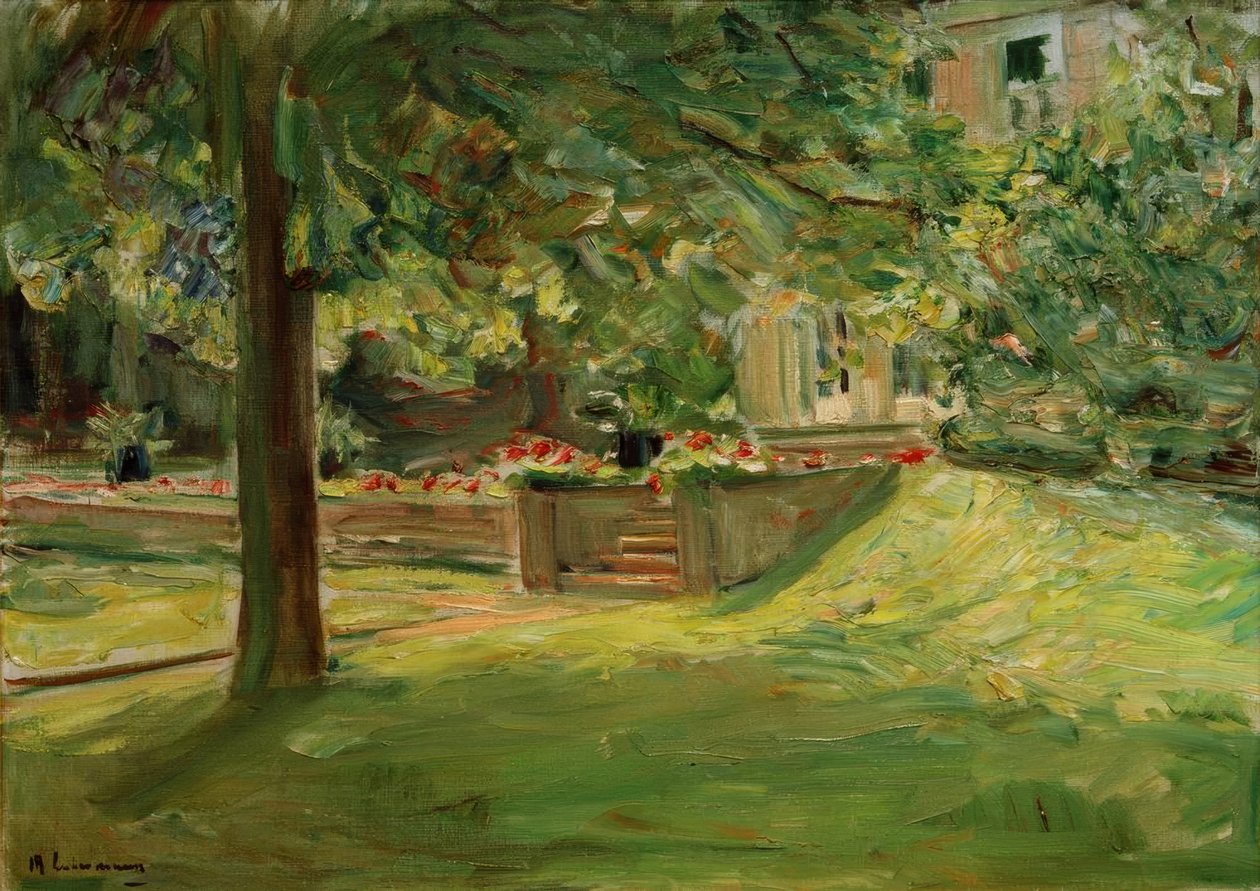 Güneybatıdaki çiçek terası / Wannseegarten by Max Liebermann