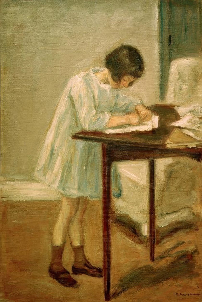 Torun yazıyor by Max Liebermann