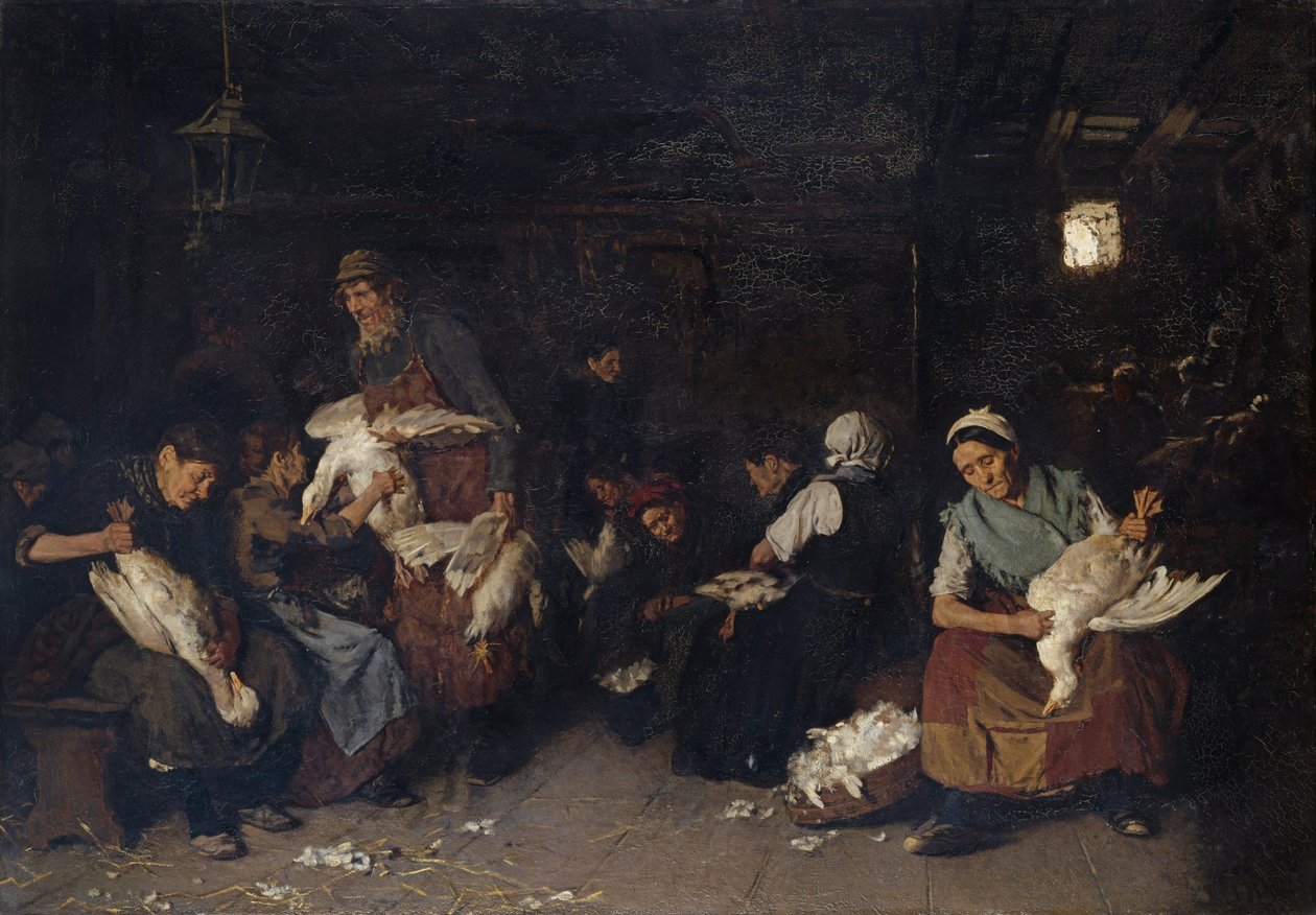 kaz yolucu by Max Liebermann