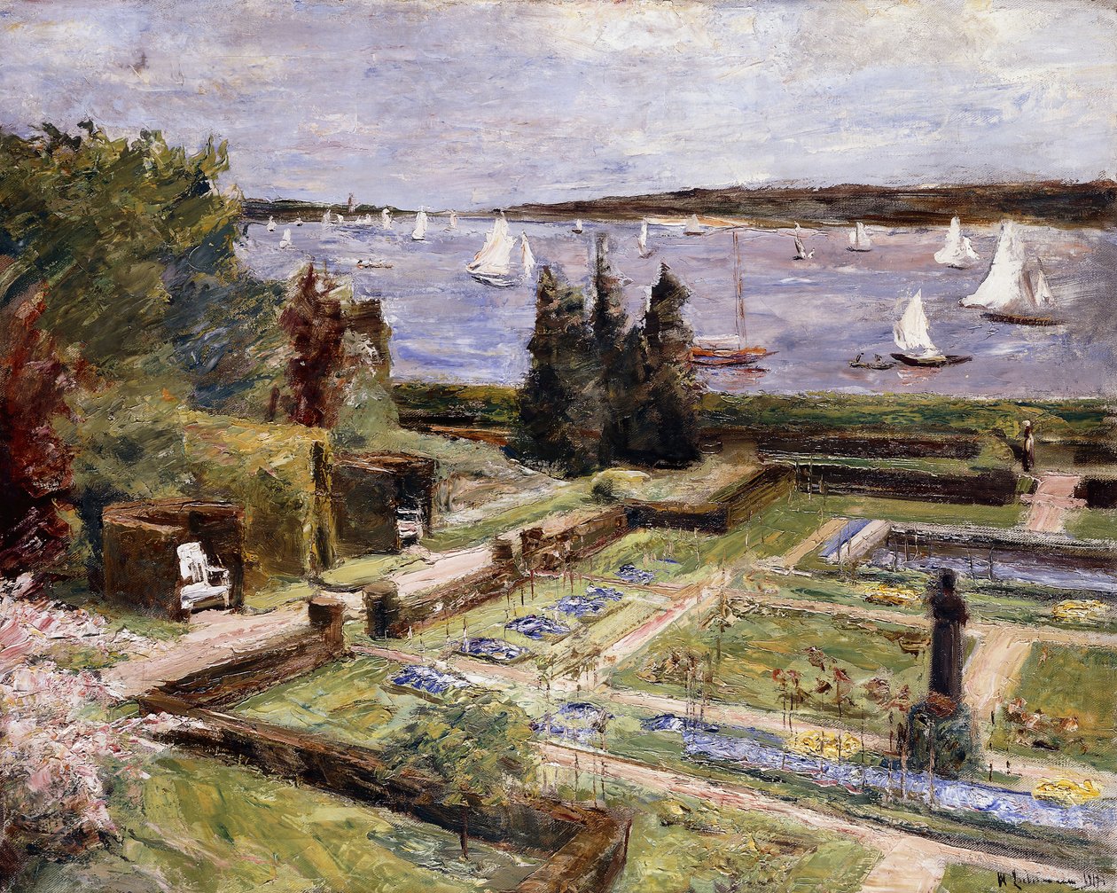 Wansee Nehri kıyısındaki Arnhold Ailesi Bahçesi; Wannseegarten der Familie Arnhold, 1911 by Max Liebermann