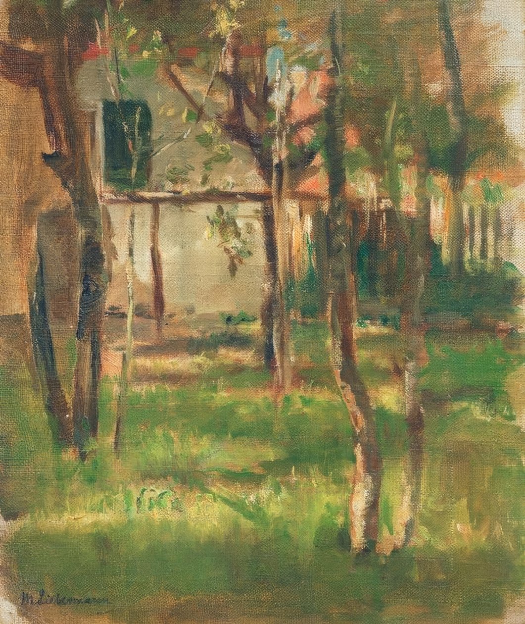 Bahçeli ev by Max Liebermann