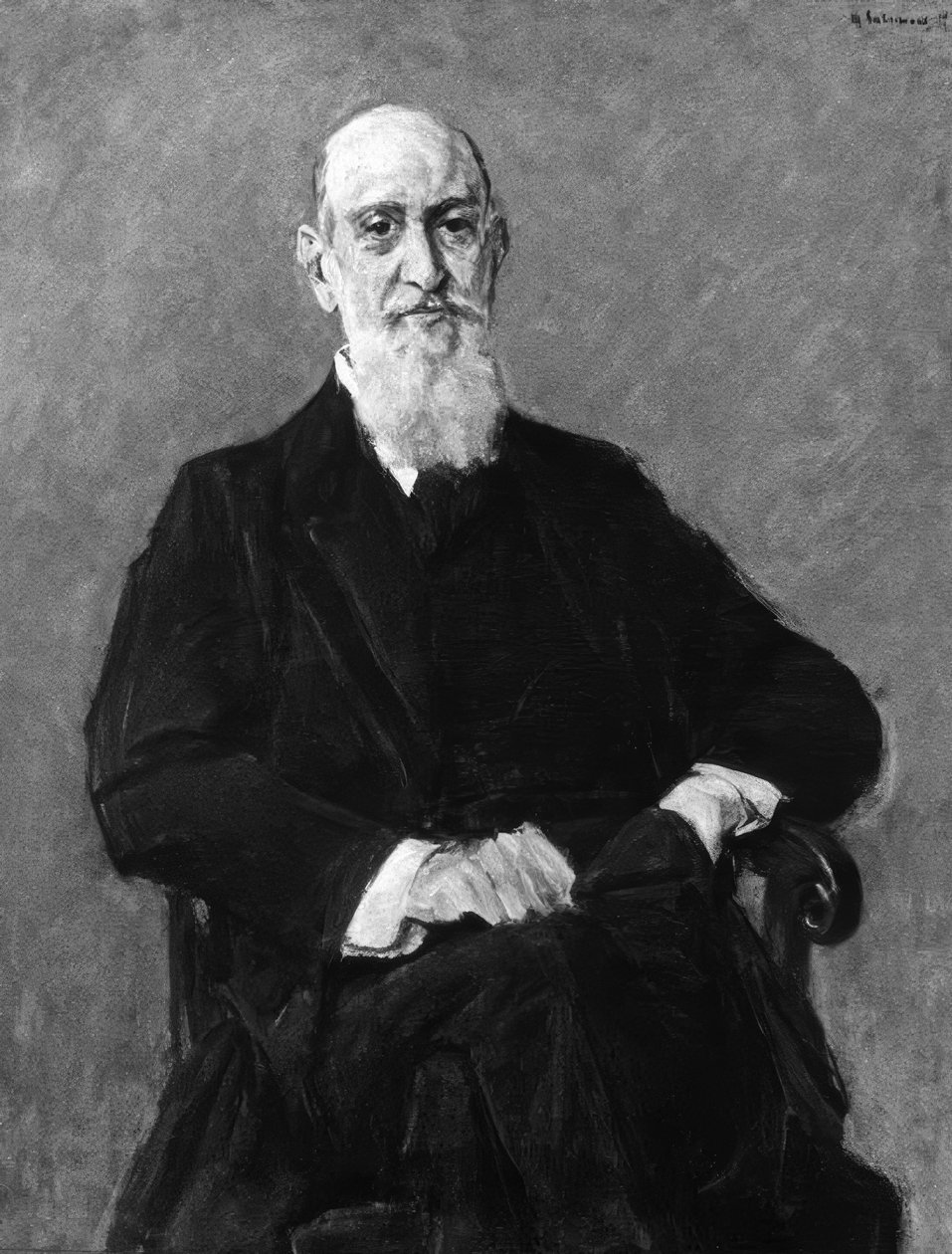 James İsrail, portre, M.Liebermann by Max Liebermann
