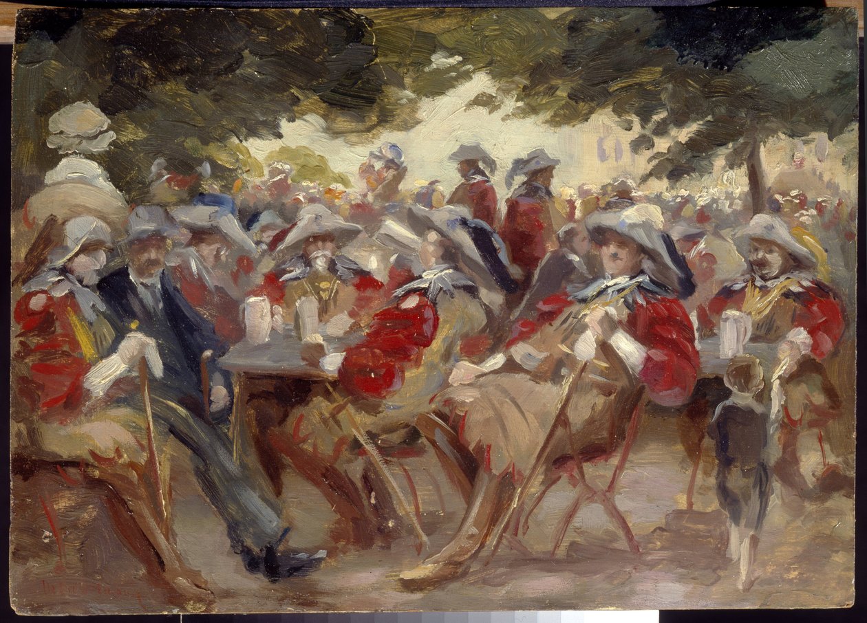 Sevinçler (Mutluluk). Max Liebermann (1847-1935), ahşap üzerine yağlı boya. Alman sanatı, 19.-20. yüzyıl sonu, izlenimcilik. Devlet A. Puşkin Güzel Sanatlar Müzesi, Moskova. by Max Liebermann