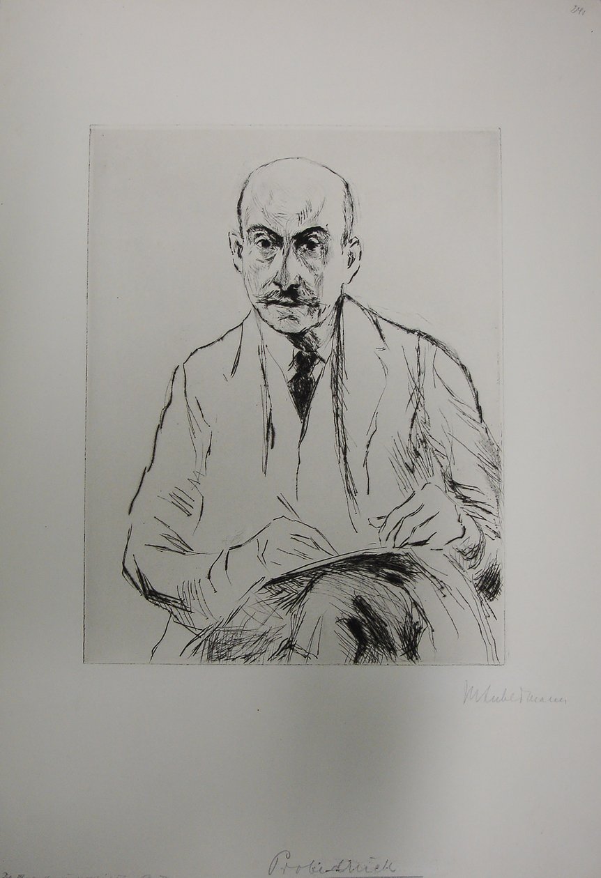 70 yaşında kendi portresi by Max Liebermann