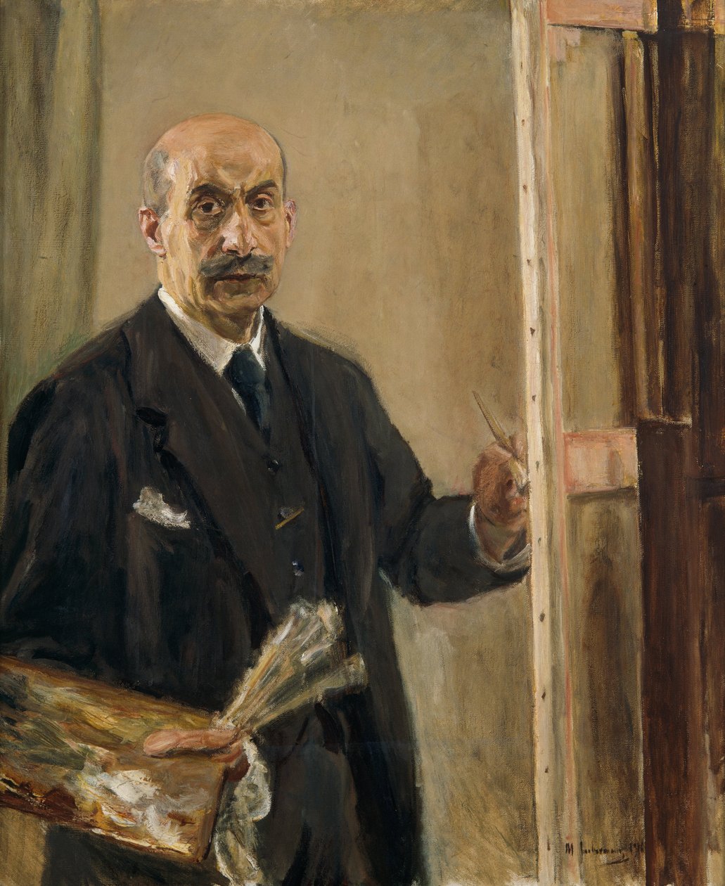 Kendi Portrem by Max Liebermann