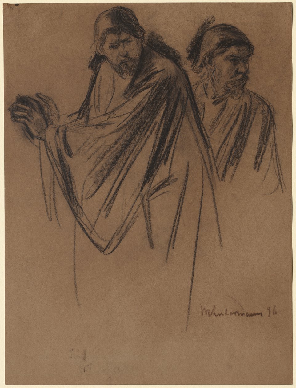 Şam Yolunda Aziz Paul Çalışmaları by Max Liebermann
