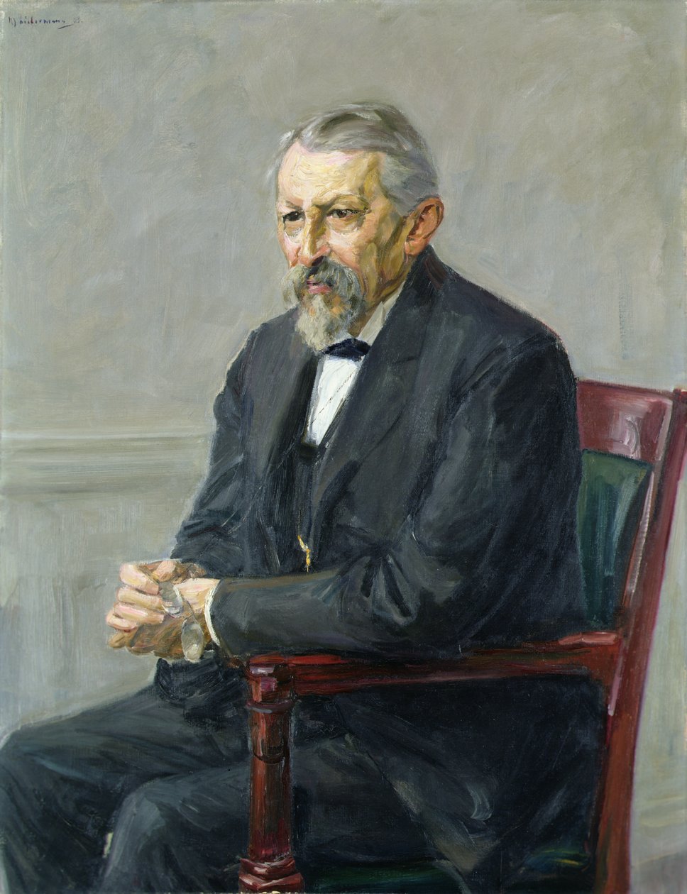 Doğa Bilimcisi, Hermann Strebel (1834-1914) 1905 (tuval üzerine yağlı boya) by Max Liebermann