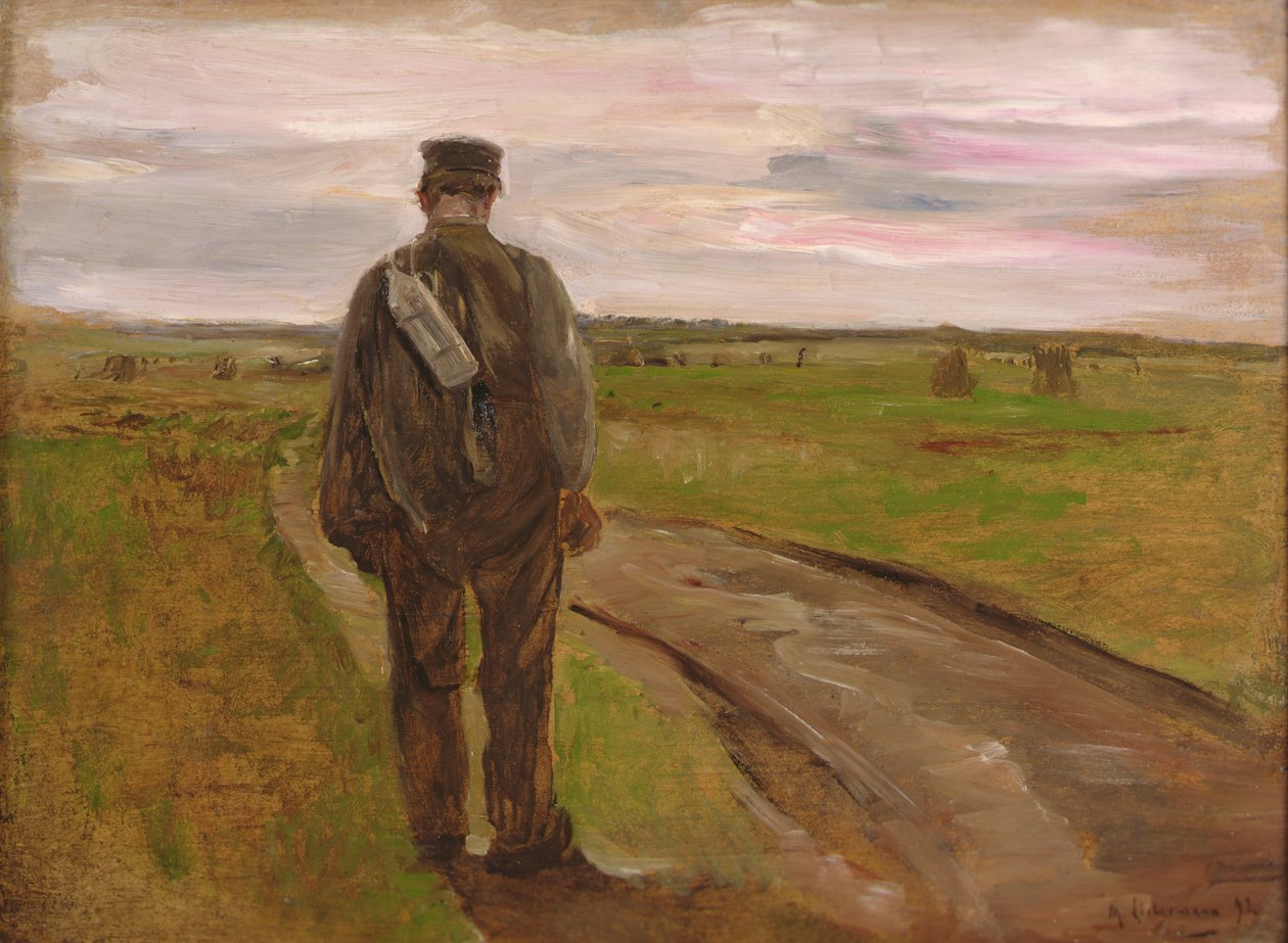 Arazide Dönüş by Max Liebermann
