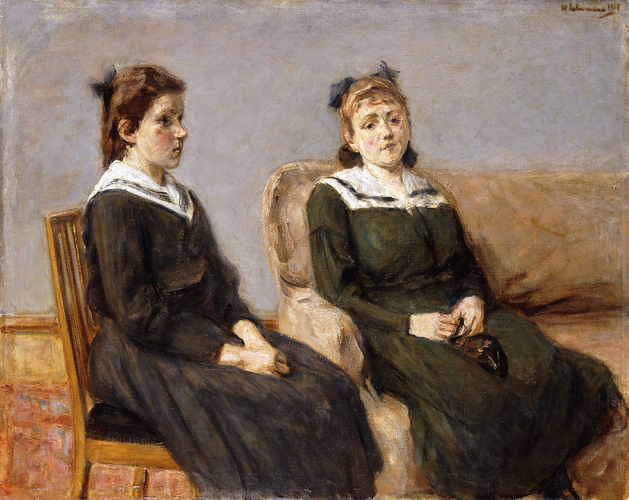 İki Kızkardeş derisi; İki Deri Kız Kardeş, 1911 by Max Liebermann