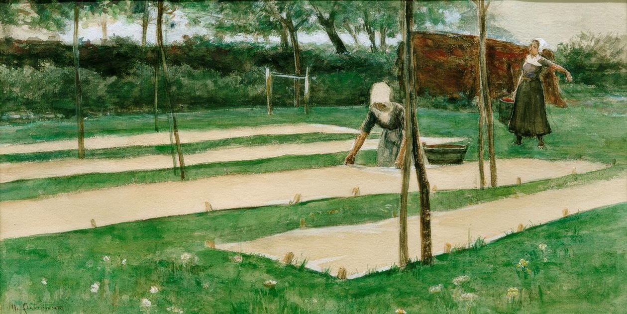 çamaşır suyu by Max Liebermann
