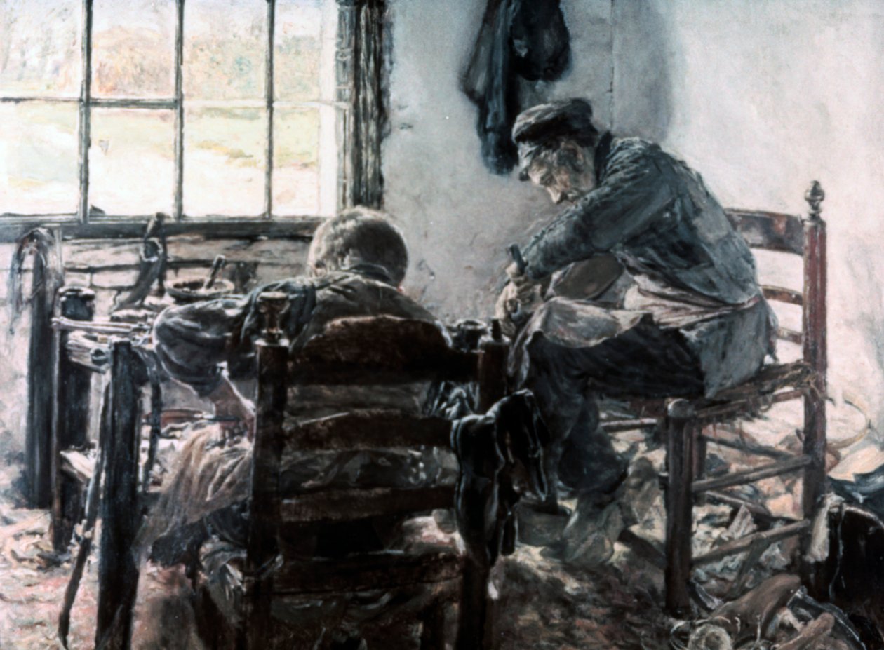 Ayakkabıcının Atölyesi, 1881 by Max Liebermann