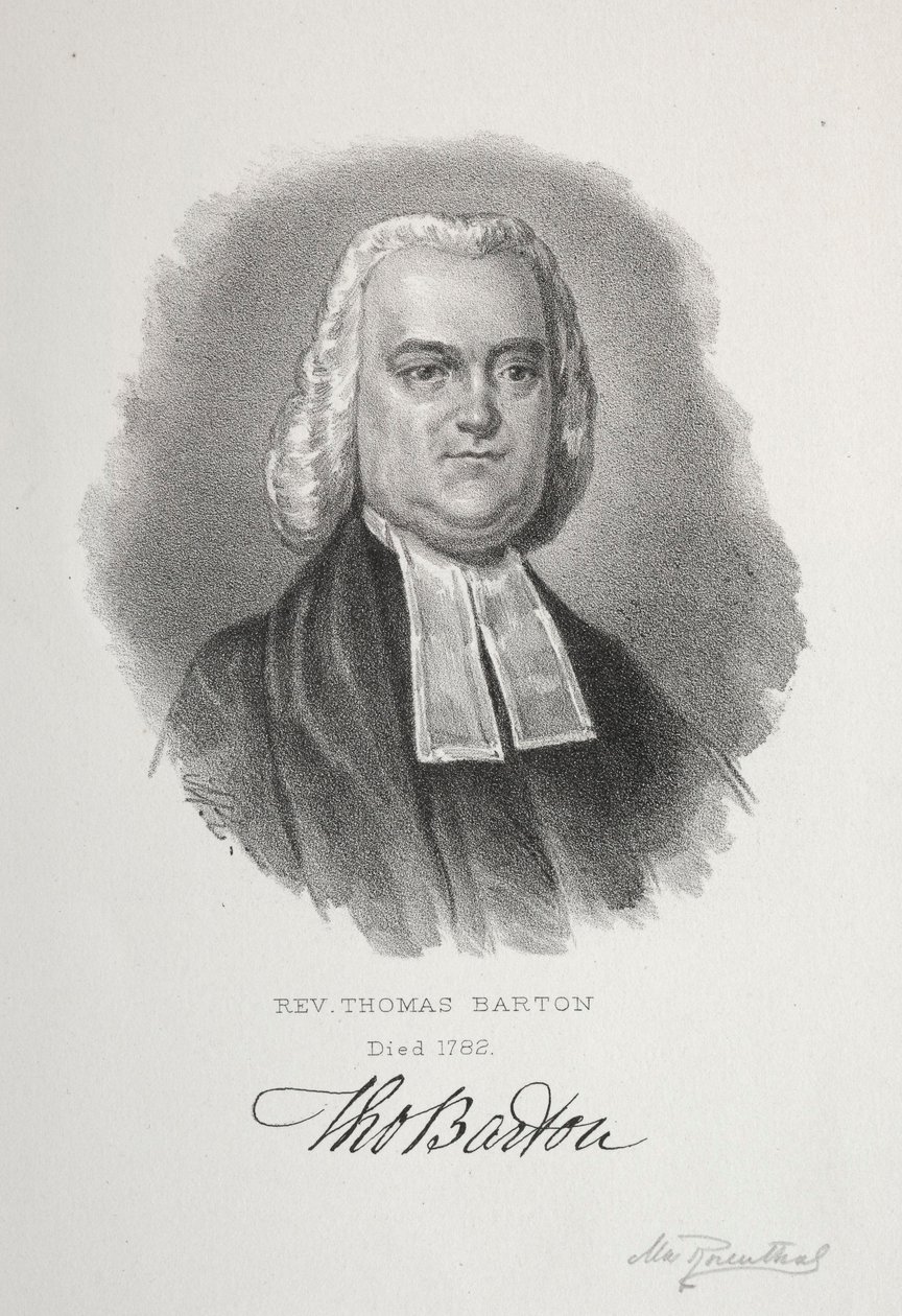 Rahip Thomas Barton. by Max Rosenthal