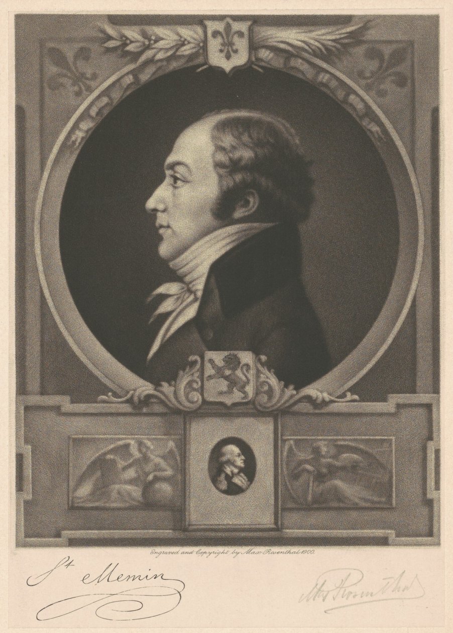 Charles Balthazar Julien Févret de Saint-Mémin by Max Rosenthal, after Charles B.J. Févret de Saint Mémin