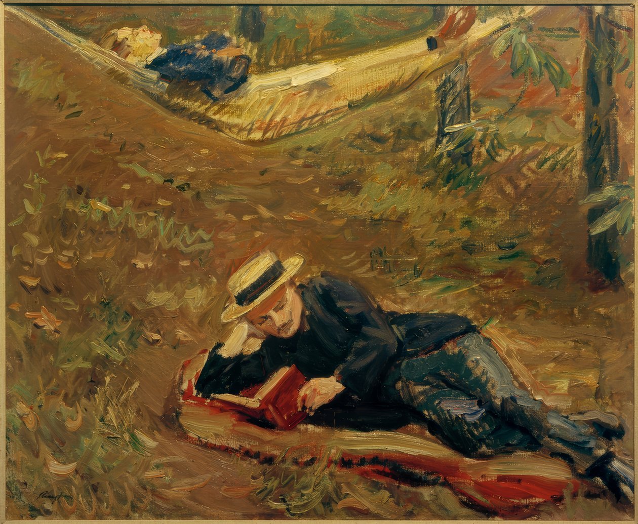 hamak (siesta) by Max Slevogt