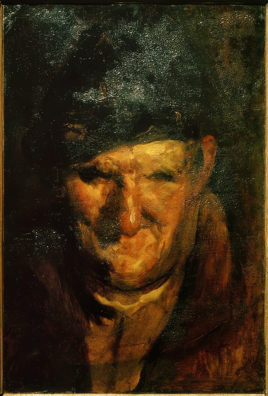 Bir çiftçinin başı by Max Slevogt