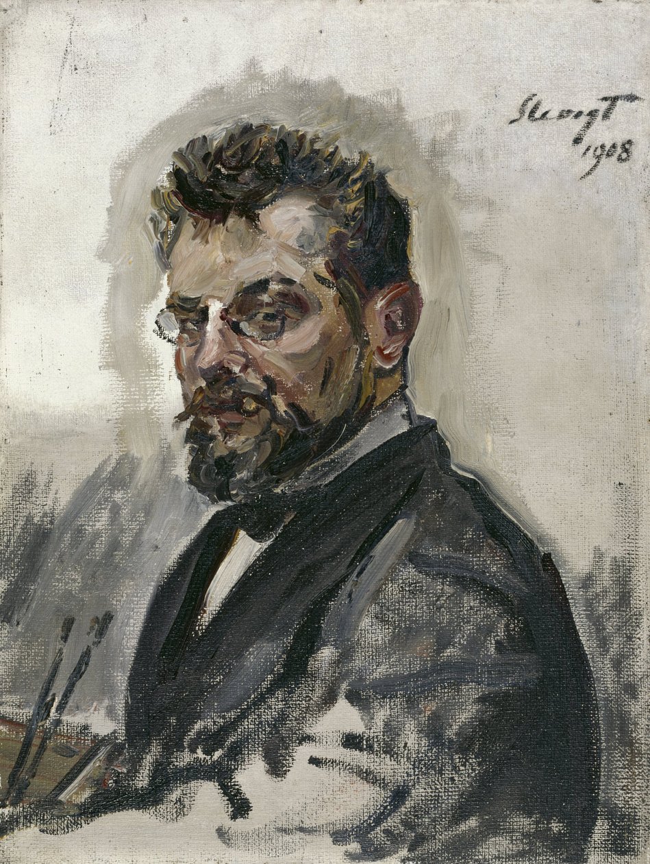 kendi kendine portre by Max Slevogt