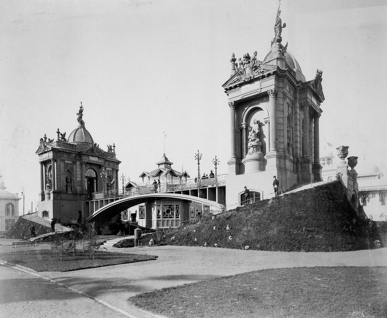 Beton köprü, Tüm Rusya Sergisi, Nizhny Novgorod, Rusya, 1896. by Maxim Dmitriev