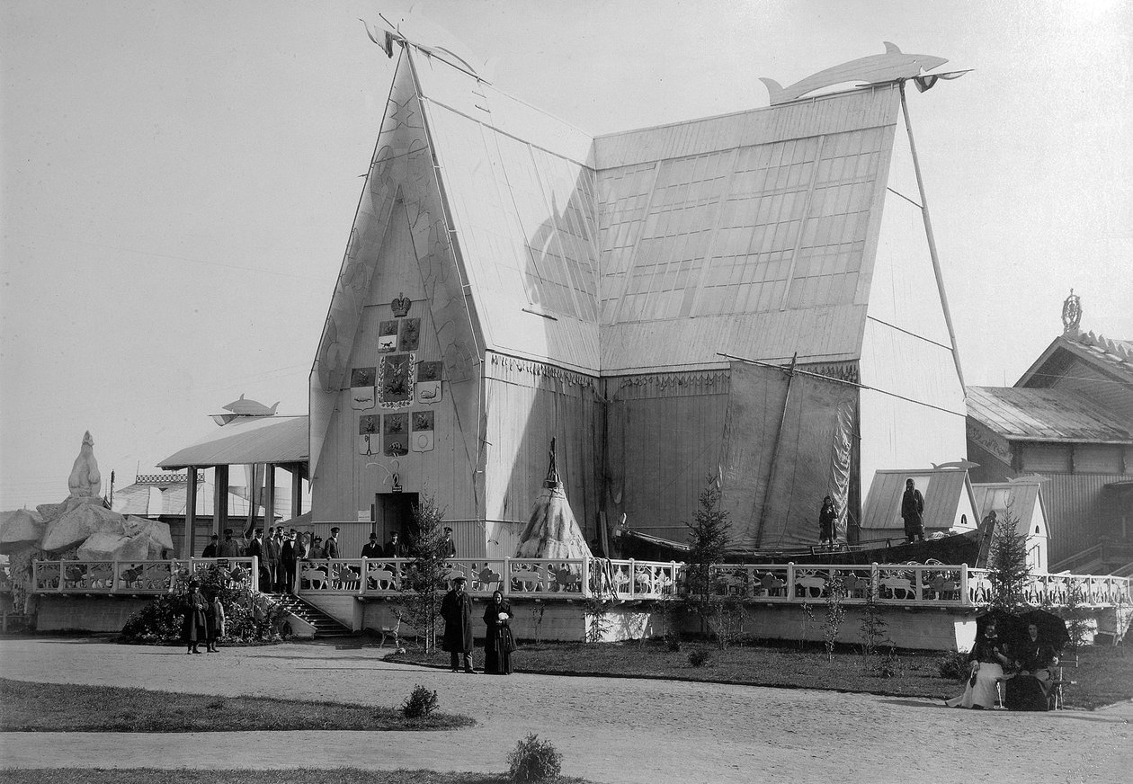 Kuzey Pavyonu, Tüm Rusya Sergisi, Nizhny Novgorod, Rusya, 1896. by Maxim Dmitriev