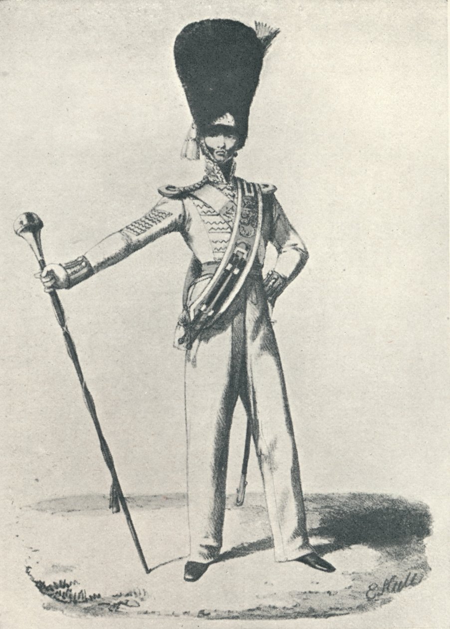 17. Alay, Davul Binbaşı 1830, 1830 1909 by Maxim Gauci
