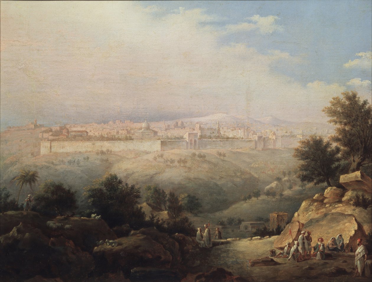 Kudüs manzarası, 1821 by Maxim Nikiphorovich Vorobyev