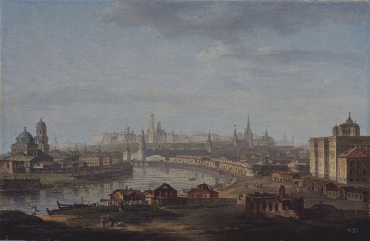 Moskova manzarası by Maxim Nikiphorovich Vorobyev