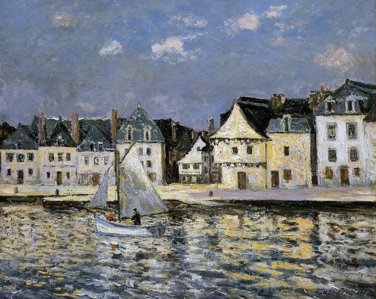 St. Goustan Limanı, Brittany, 1912 by Maxime Emile Louis Maufra