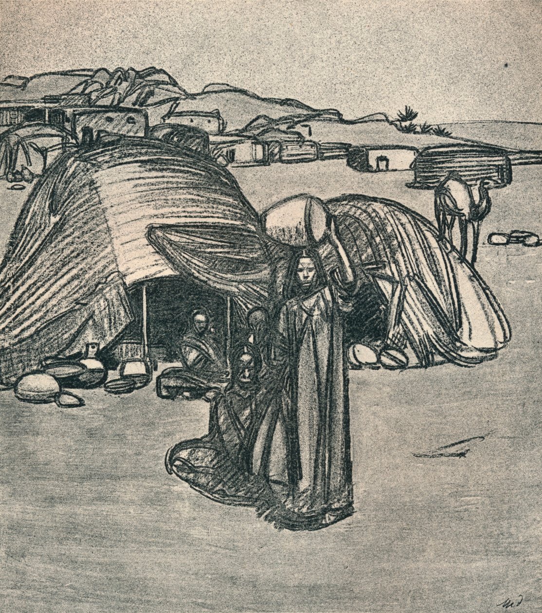 Çölün Kapılarında, c1920, 1923 by Maxime Pierre Jules Dethomas