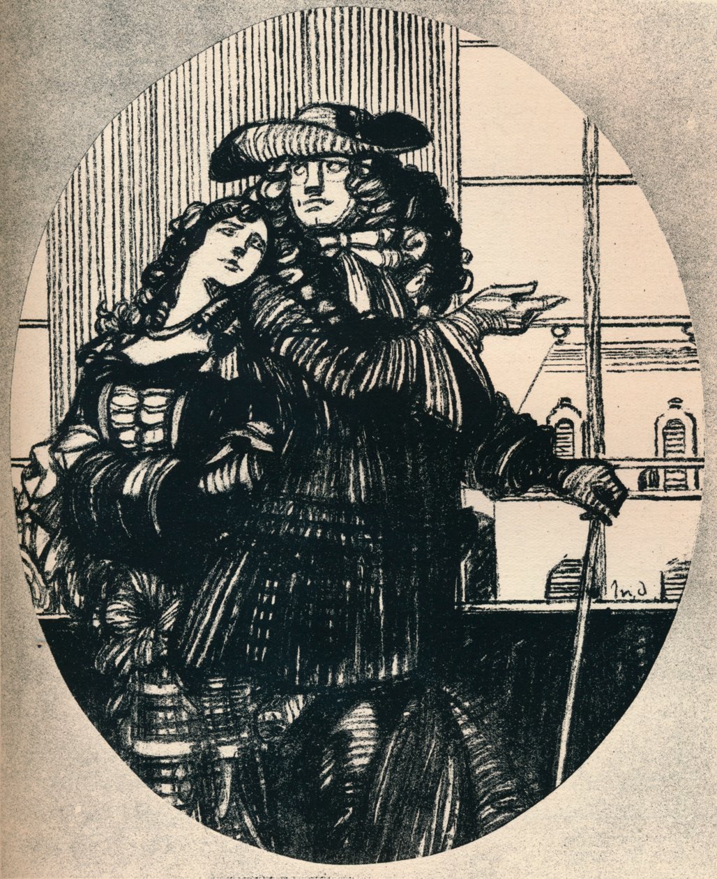 Le Lutrin, Chant II Boileau, c1920, 1923 by Maxime Pierre Jules Dethomas