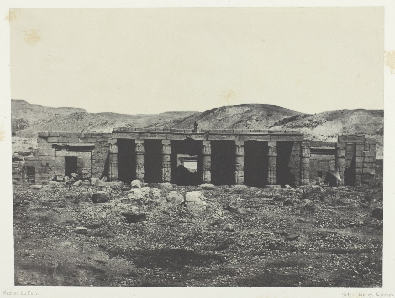 Gournah, Menephta Sarayı 1.; Teb by Maxime Du Camp