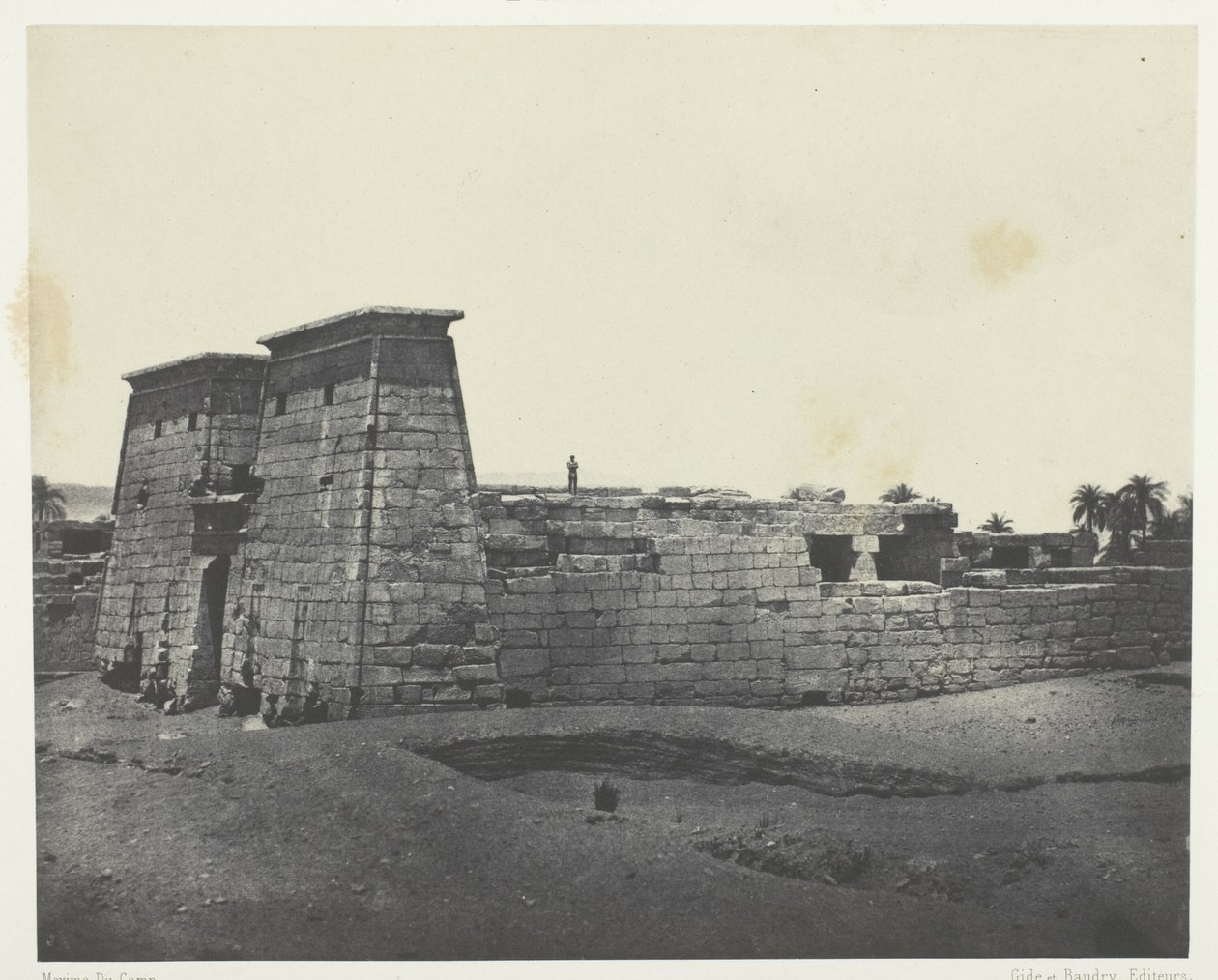 Karnak, Khons Tapınağı; Teb by Maxime Du Camp