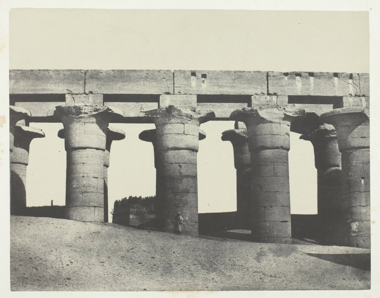 Luxor, Sarayın Büyük Sütunlusu, Teb, 184951, 1852