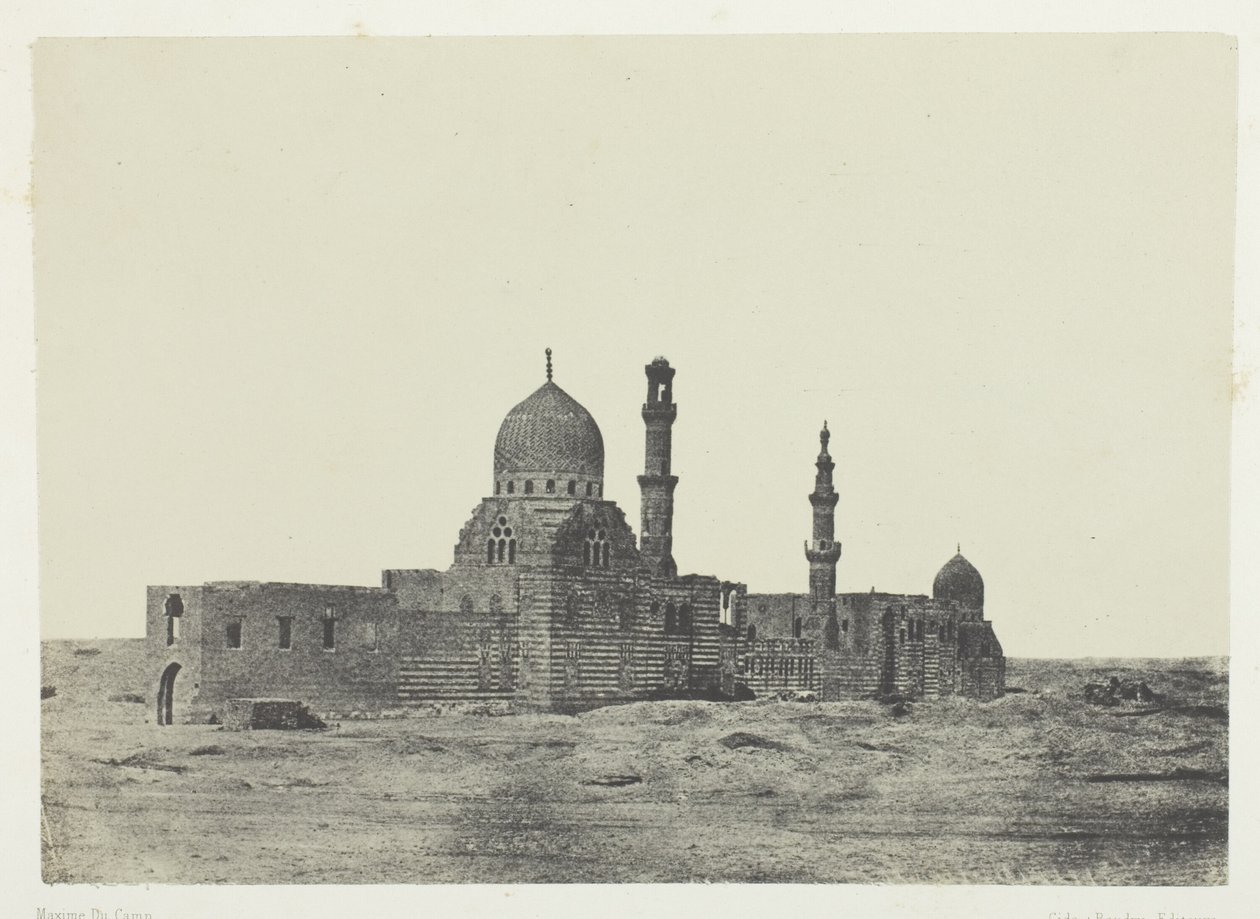 Ayoubites Camii ve Mezarı, Le Kaire by Maxime Du Camp