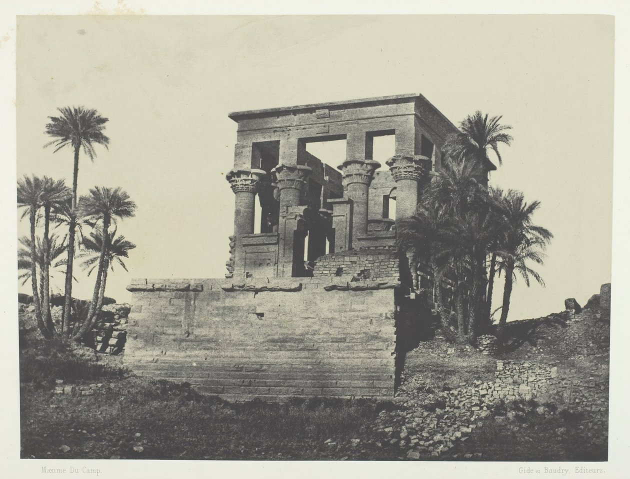 Temple Hypêthre, Philoe, Nubie, 184951, 1852
