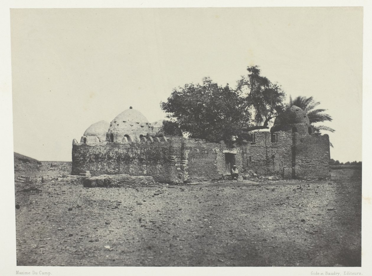 Cidi-Abdellah-el-Marabout Mezarı, Yukarı Mısır by Maxime Du Camp