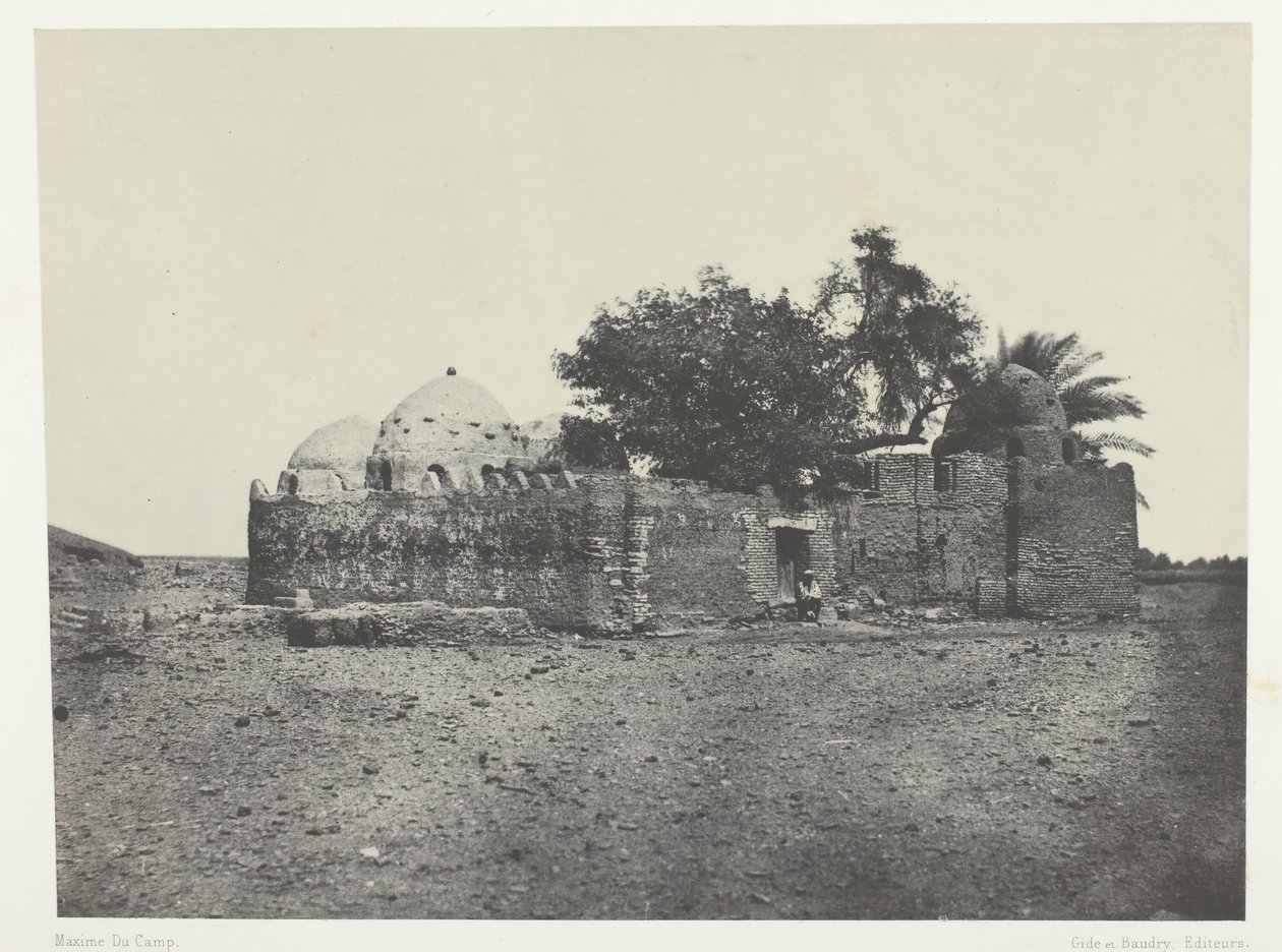 Cidi-Abdellah-el-Marabout Mezarı, Yukarı Mısır, 184951, 1852 basılmıştır. by Maxime Du Camp